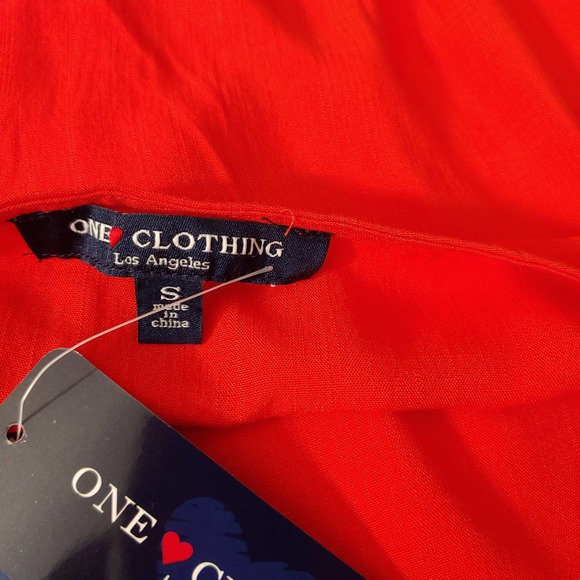 One Clothing  Orange Romper with side pockets  Size S - Picture 7 of 7